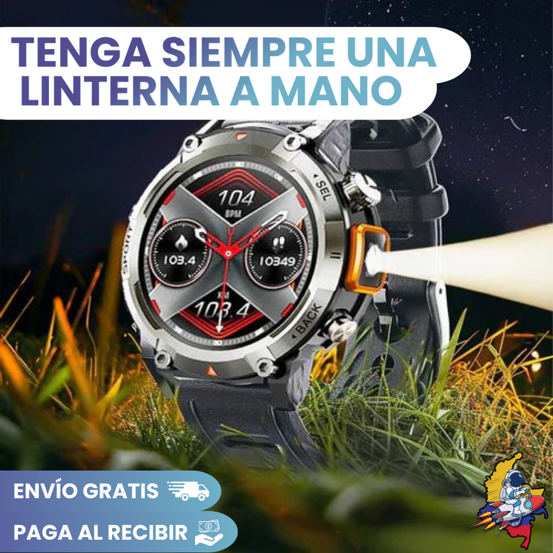 ⌚🔥Smartwatch militar TrailBlaze + Regalo Sorpresa y compite por un iPhone 15⌚🔥