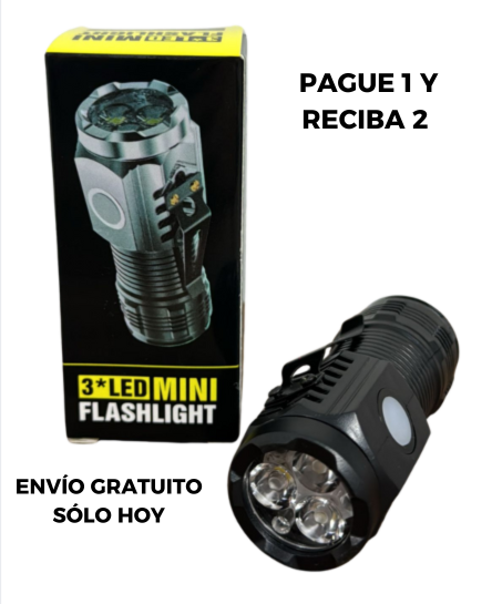 LuminexPRO - ¡Linterna INDESTRUCTIBLE! compre 1 lleve 2 + Envío gratis SÓLO HOY