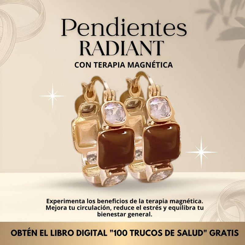 Radiant® Pendientes de Lujo TERAPIA Magnetica